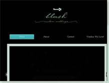 Tablet Screenshot of blushcustomweddings.com